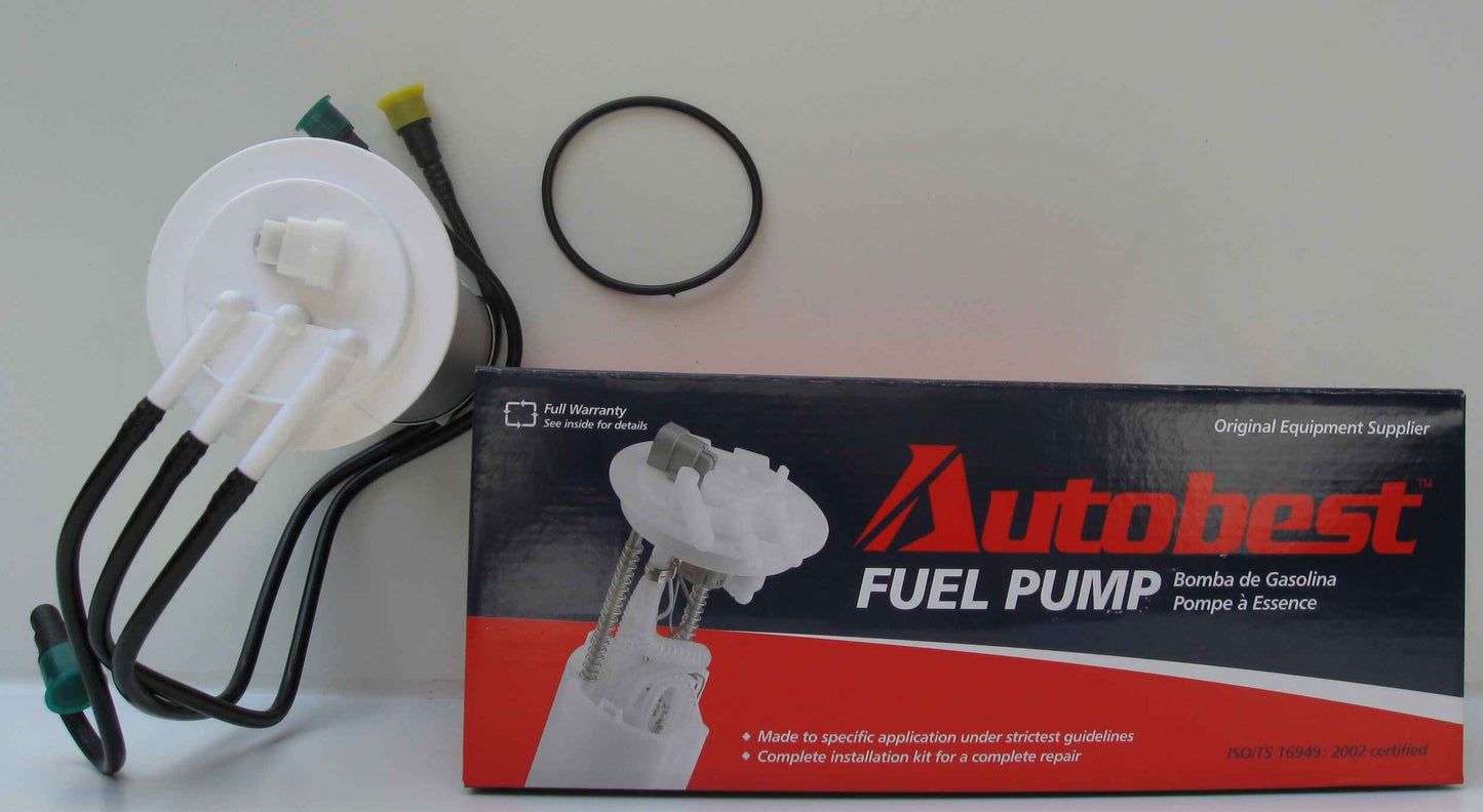 Angle View of Fuel Pump Module Assembly AUTOBEST F2962A