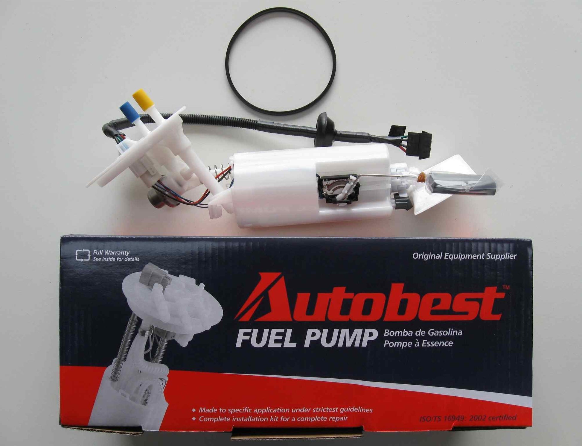 Package View of Fuel Pump Module Assembly AUTOBEST F3090A