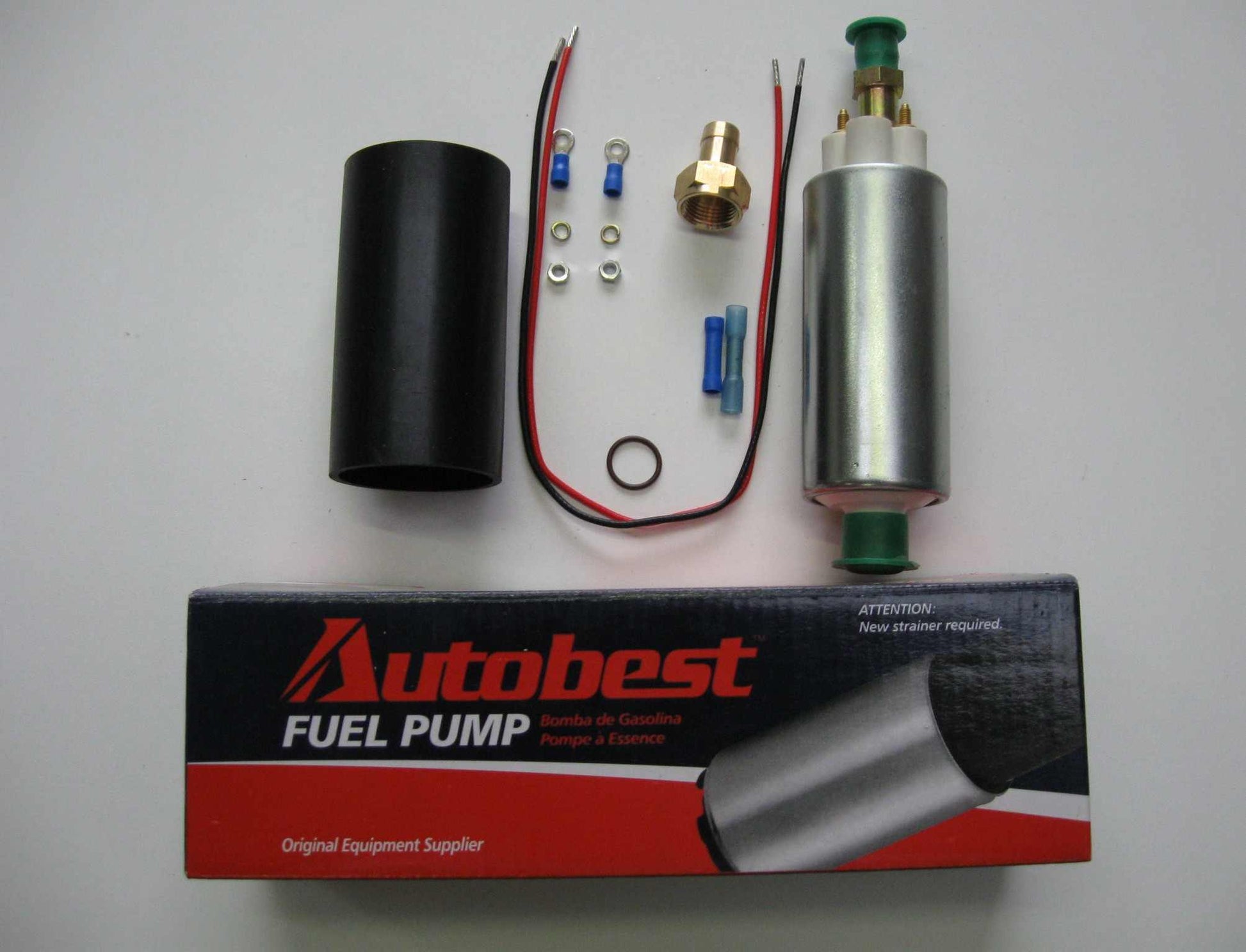 Package View of Electric Fuel Pump AUTOBEST F4013