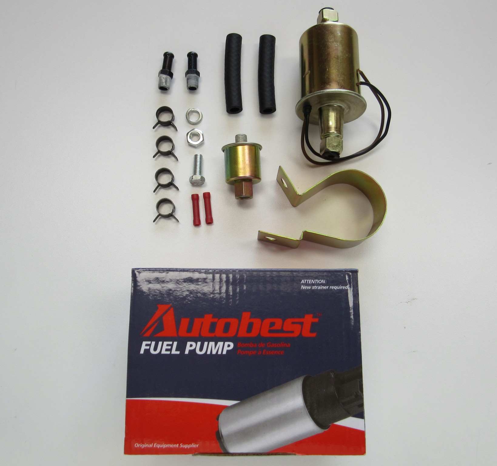 Package View of Electric Fuel Pump AUTOBEST F4027