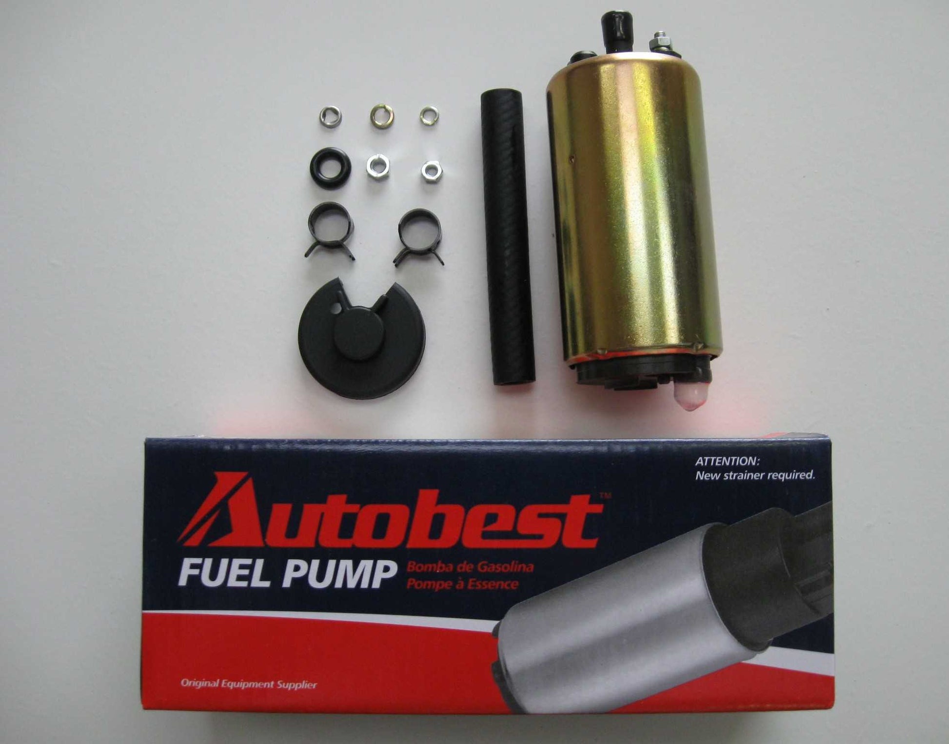 Package View of Electric Fuel Pump AUTOBEST F4120