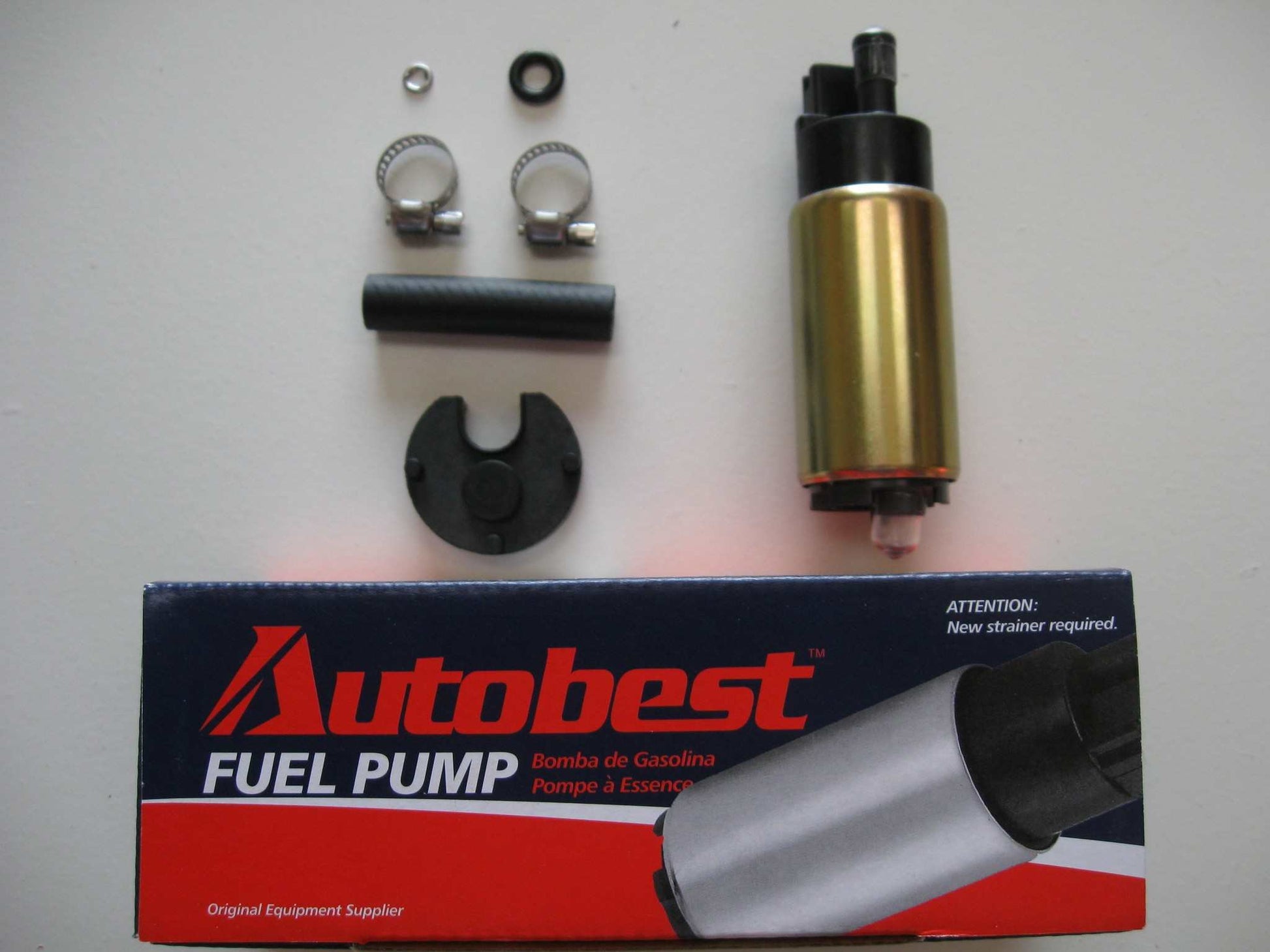 Package View of Electric Fuel Pump AUTOBEST F4230