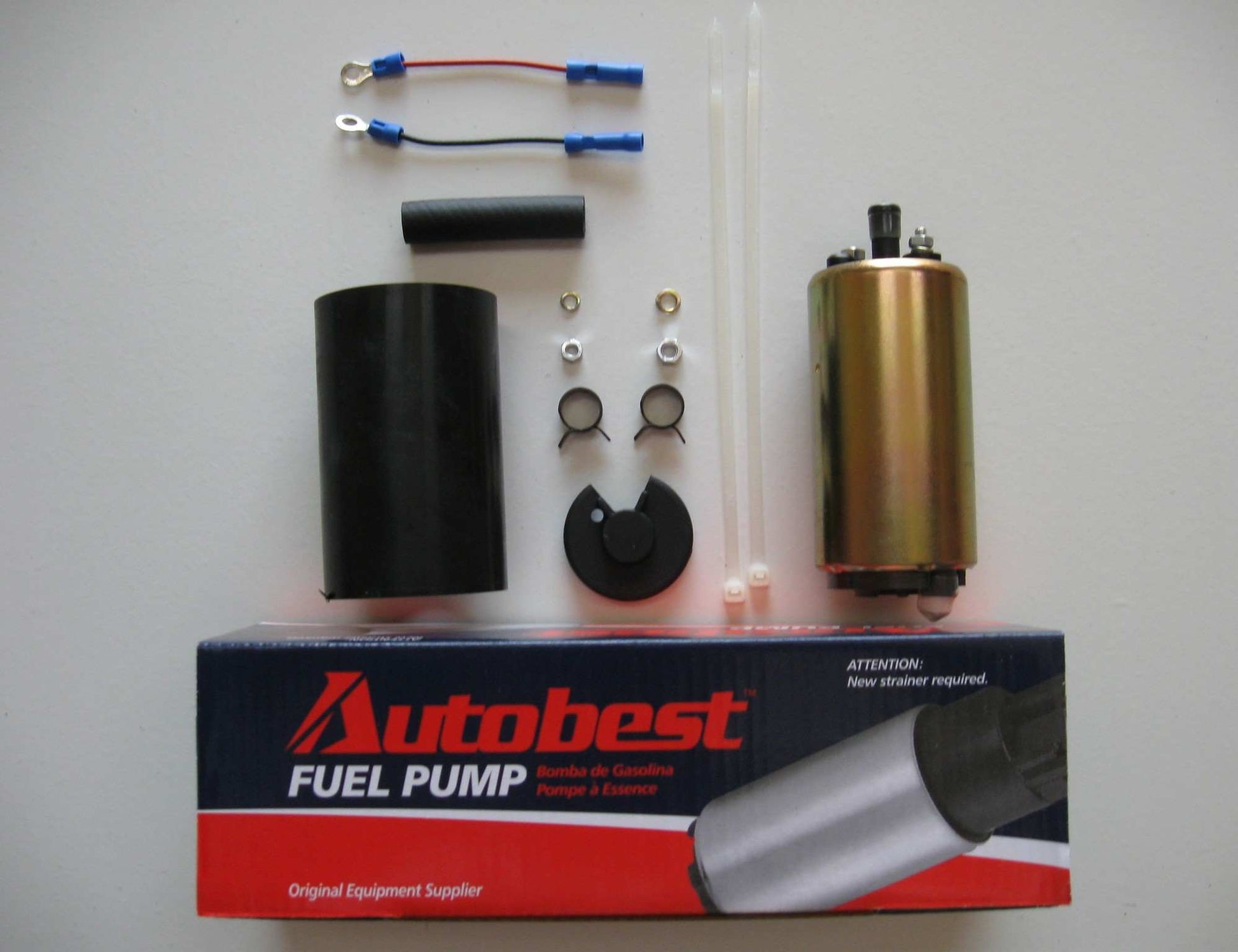 Package View of Electric Fuel Pump AUTOBEST F4246