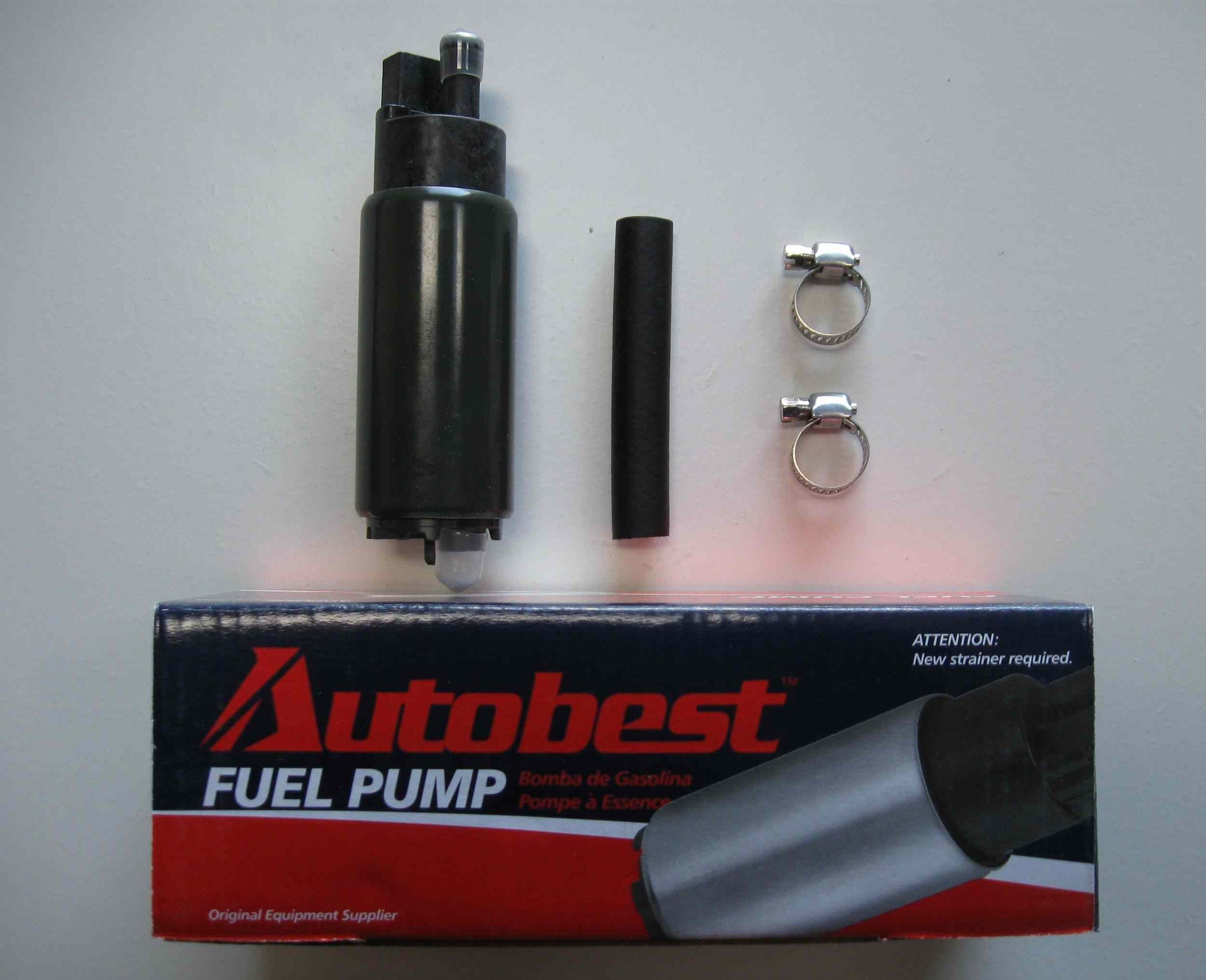 Angle View of Electric Fuel Pump AUTOBEST F4282