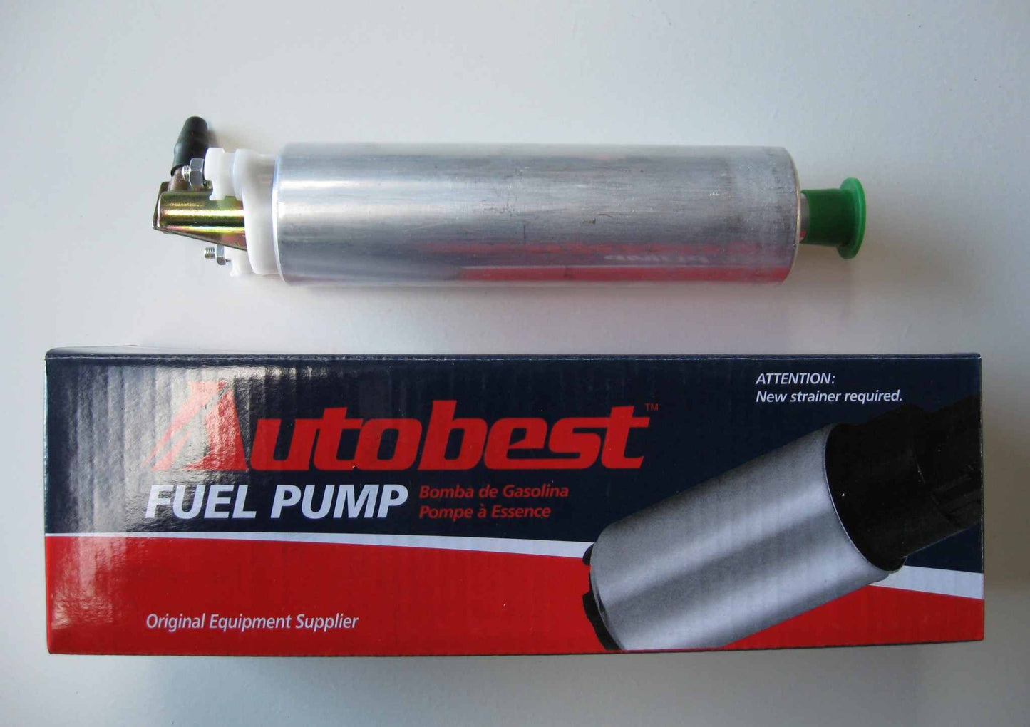 Package View of Electric Fuel Pump AUTOBEST F4290