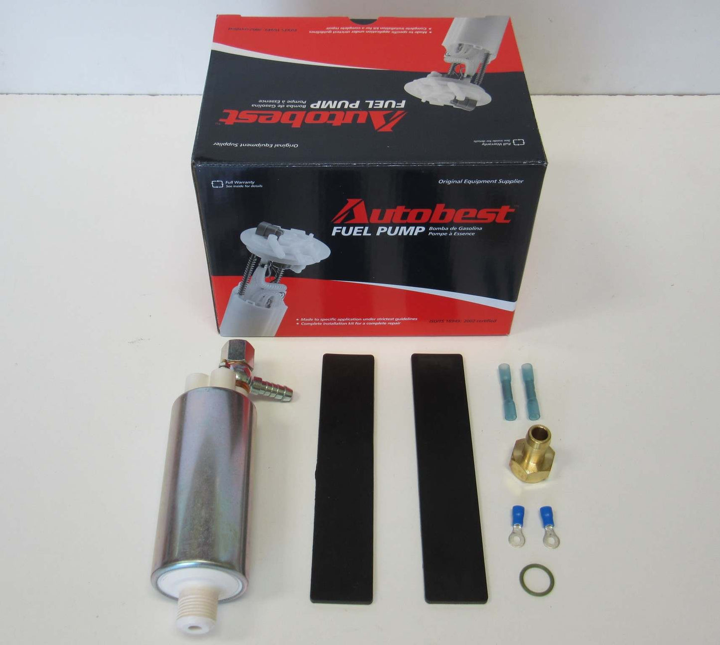 Package View of Electric Fuel Pump AUTOBEST F4323