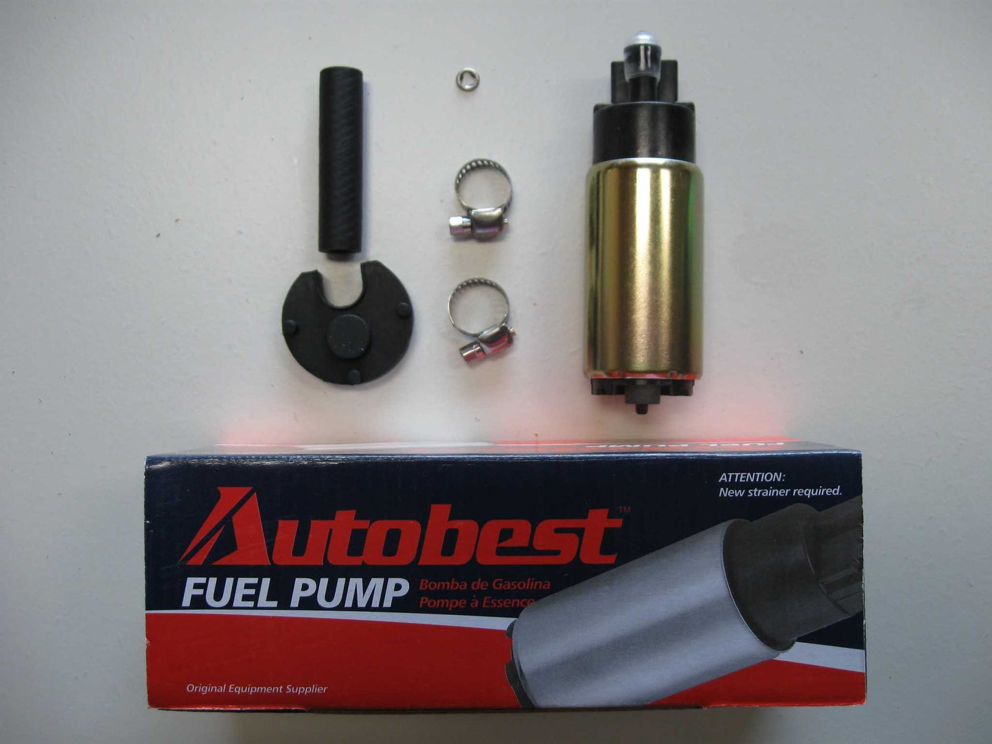 Angle View of Electric Fuel Pump AUTOBEST F4346