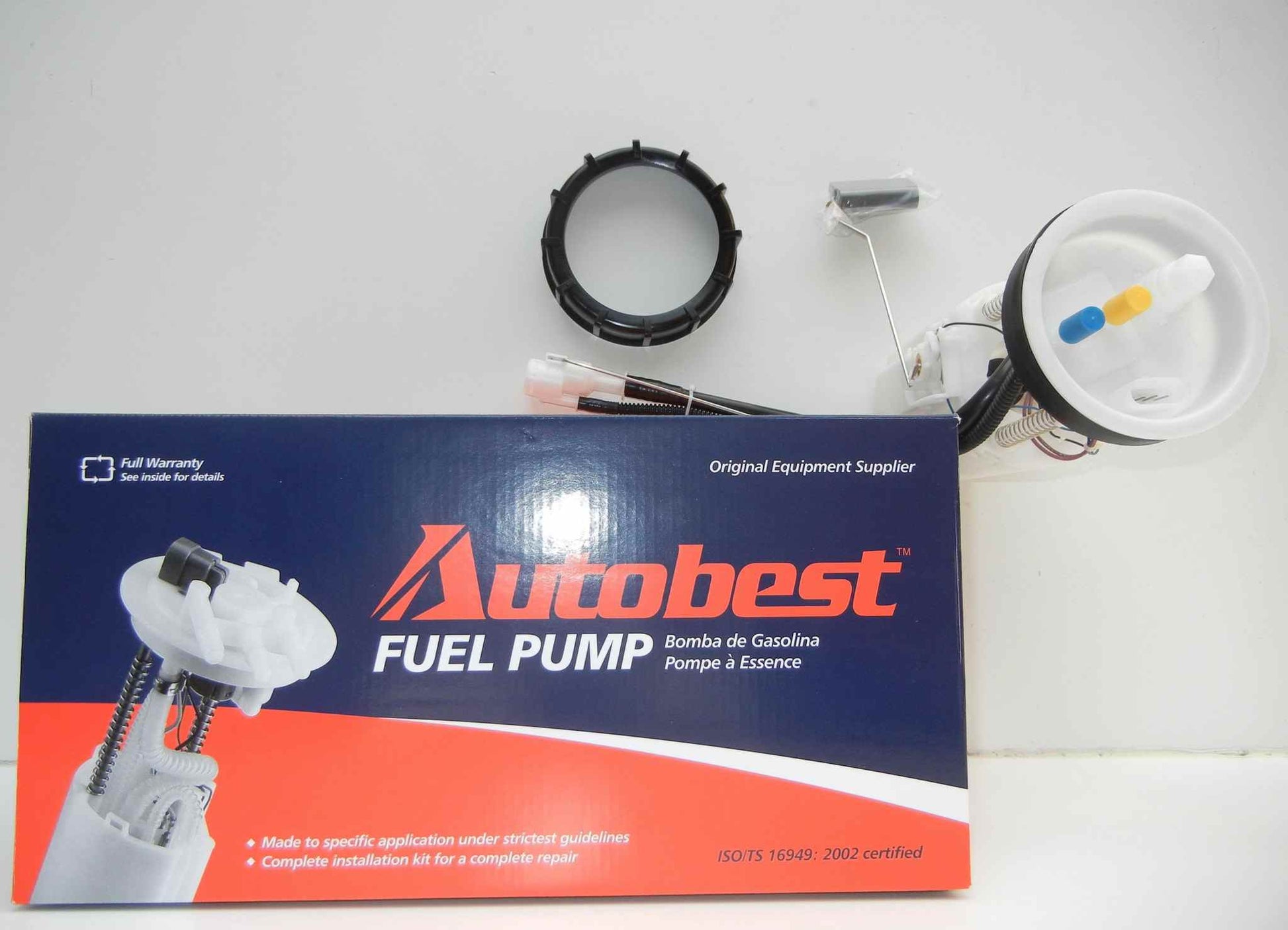 Package View of Fuel Pump Module Assembly AUTOBEST F4390A