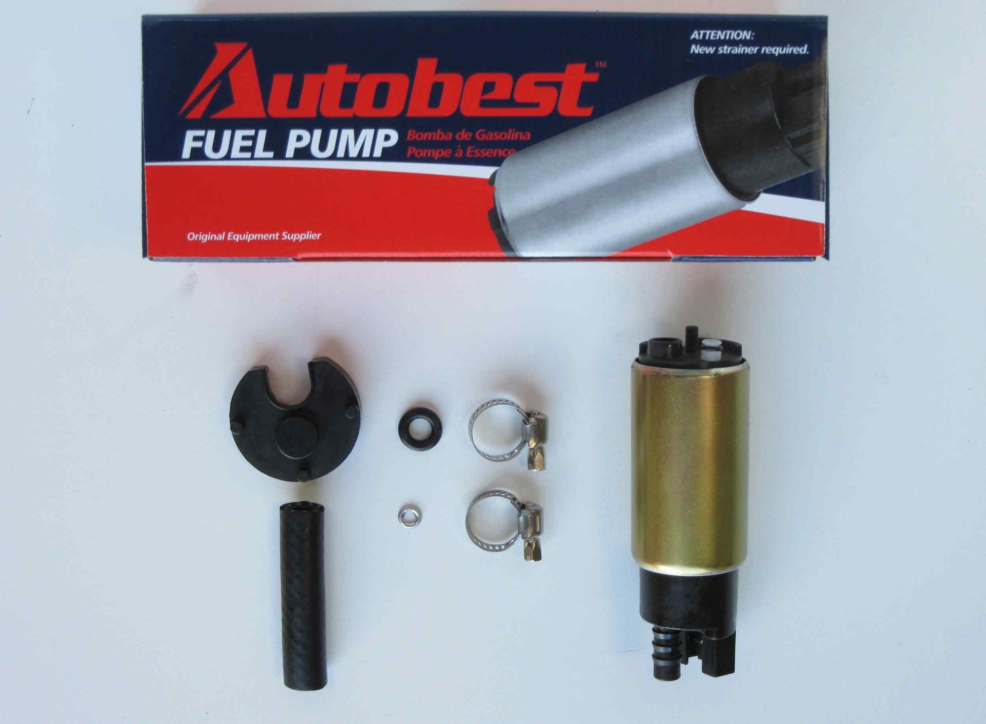 Side View of Electric Fuel Pump AUTOBEST F4415