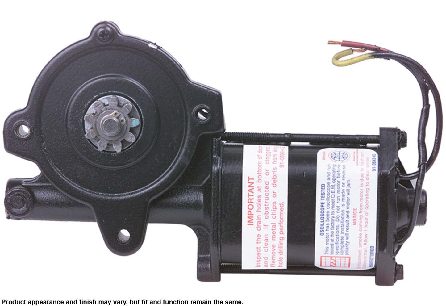 Front View of Front Right Power Window Motor A1 CARDONE 42-376