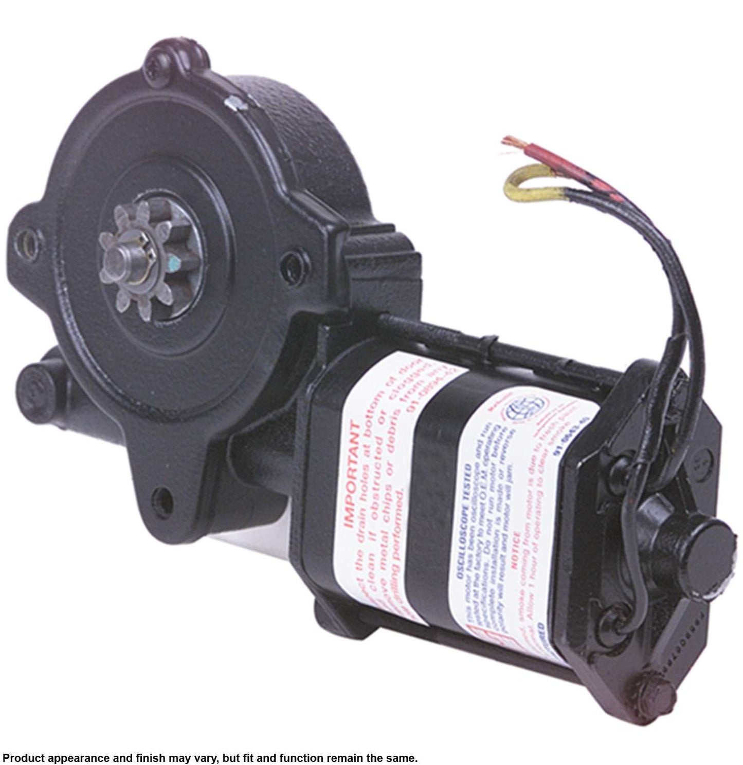 Left View of Front Right Power Window Motor A1 CARDONE 42-376