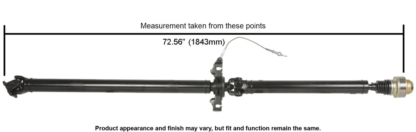 Front View of Rear Drive Shaft A1 CARDONE 65-2008