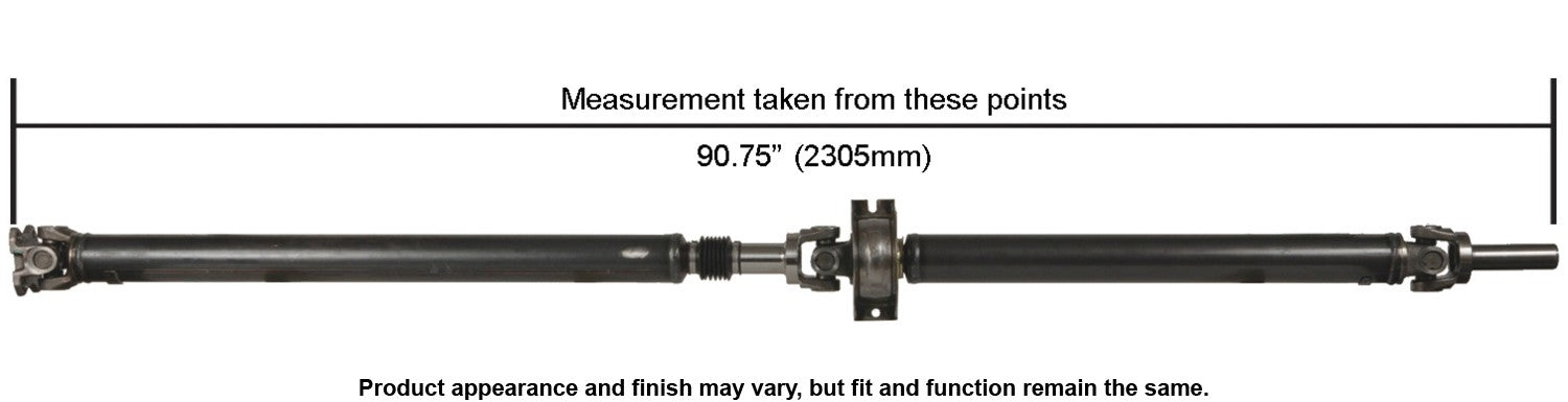 Front View of Rear Drive Shaft A1 CARDONE 65-2013