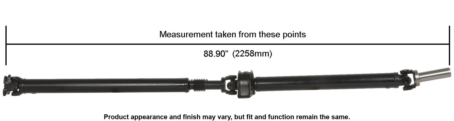 Front View of Rear Drive Shaft A1 CARDONE 65-2014