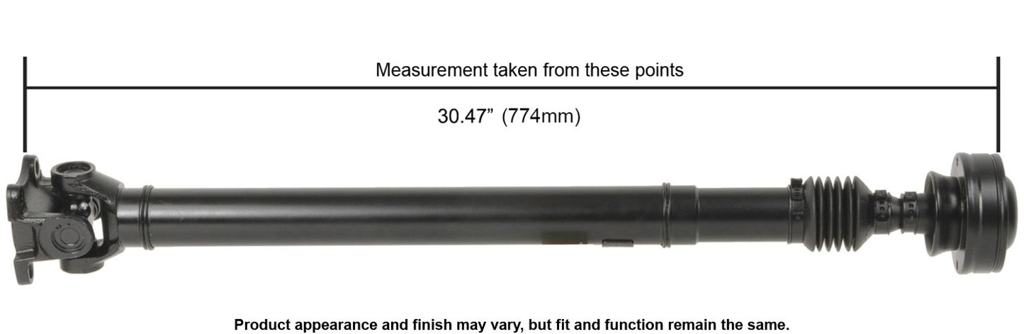 Front View of Front Drive Shaft A1 CARDONE 65-3018