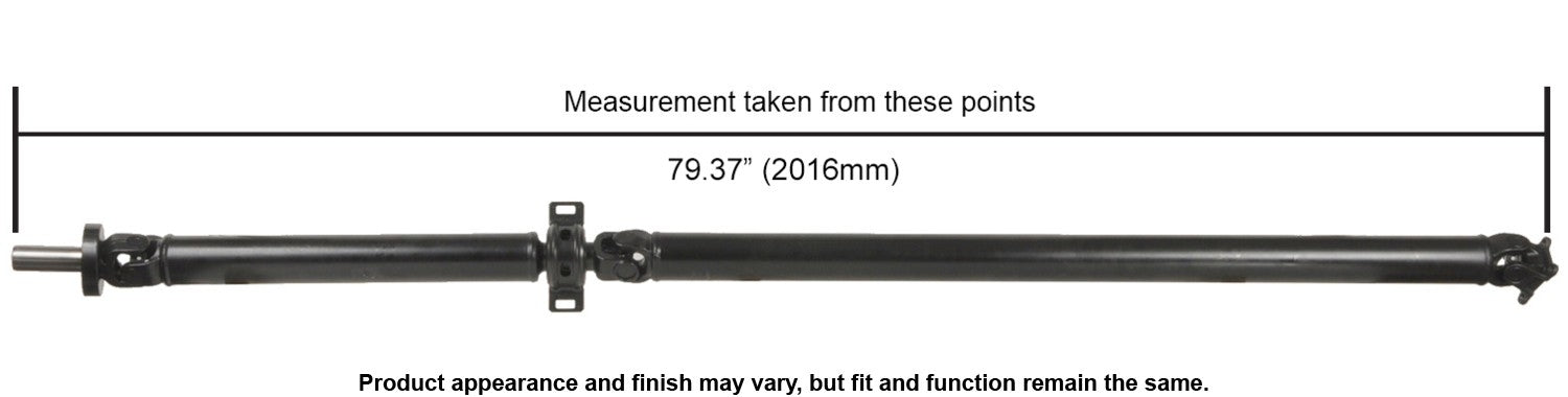 Front View of Rear Drive Shaft A1 CARDONE 65-5013