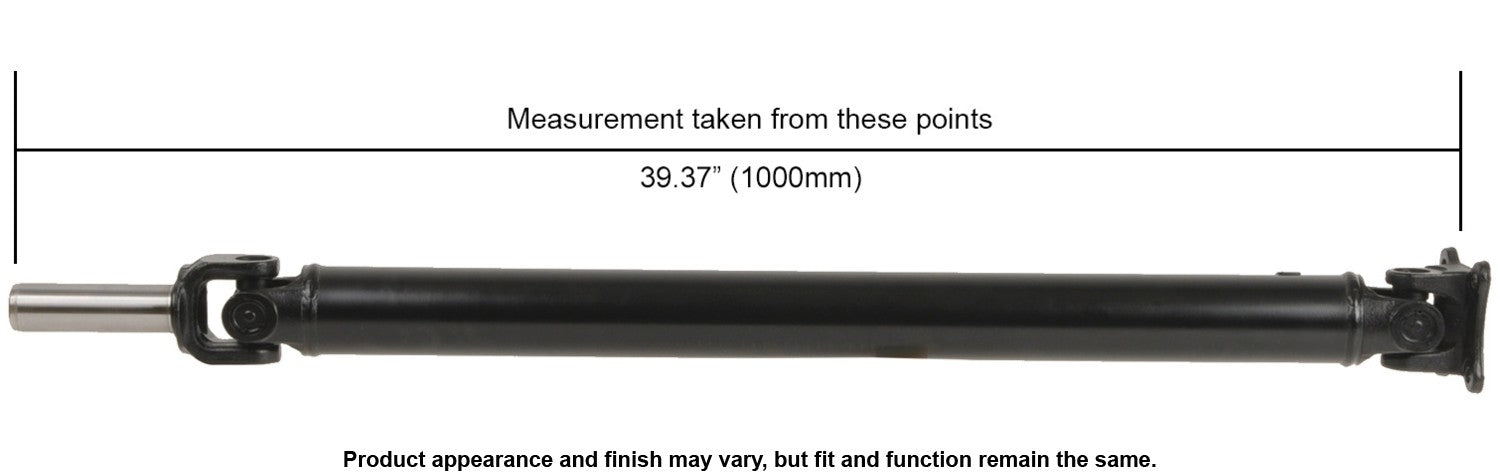 Front View of Rear Drive Shaft A1 CARDONE 65-8001