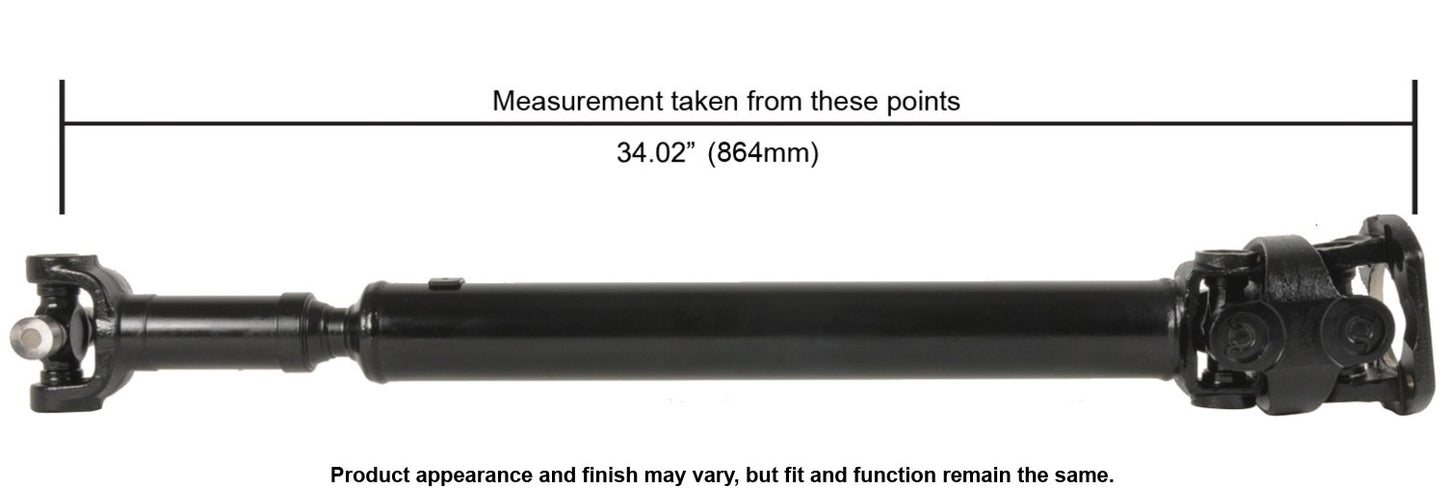 Front View of Front Drive Shaft A1 CARDONE 65-9105