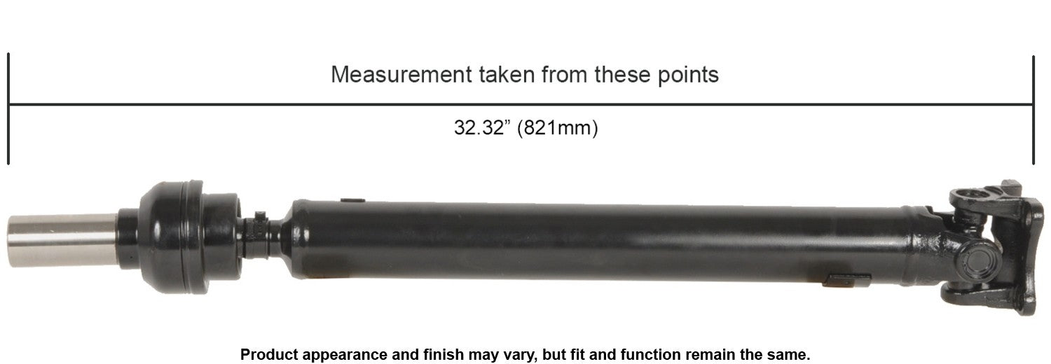 Front View of Front Drive Shaft A1 CARDONE 65-9197