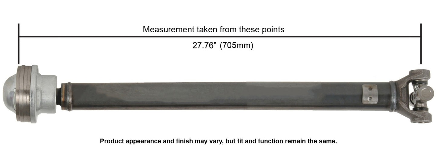 Front View of Front Drive Shaft A1 CARDONE 65-9462