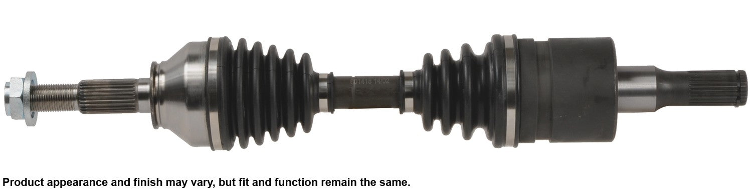 Front View of Front Left CV Axle Assembly A1 CARDONE 66-1418