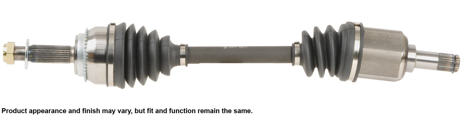 Front View of Front Left CV Axle Assembly A1 CARDONE 66-3377