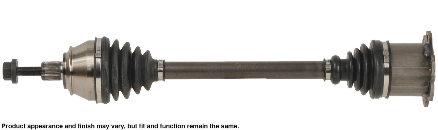 Front View of Front Left CV Axle Assembly A1 CARDONE 66-7387