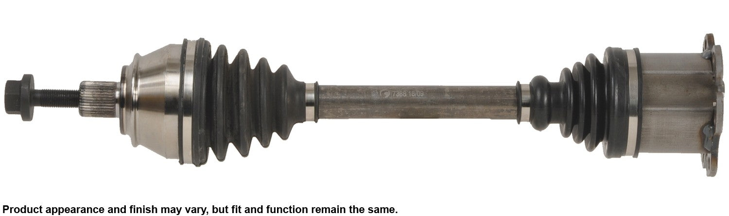 Front View of Front Right CV Axle Assembly A1 CARDONE 66-7388