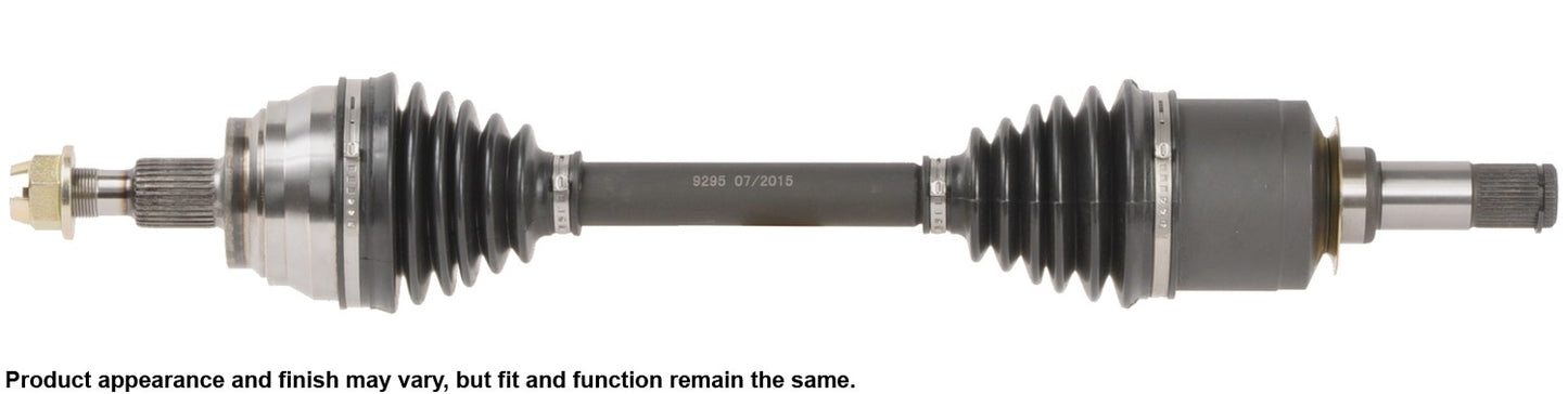 Front View of Front Left CV Axle Assembly A1 CARDONE 66-9295