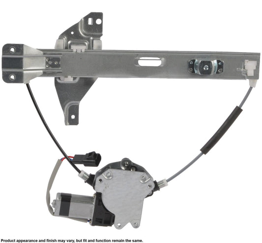 Back View of Rear Left Power Window Motor and Regulator Assembly A1 CARDONE 82-1030BR