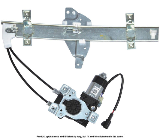 Back View of Rear Right Power Window Motor and Regulator Assembly A1 CARDONE 82-199AR