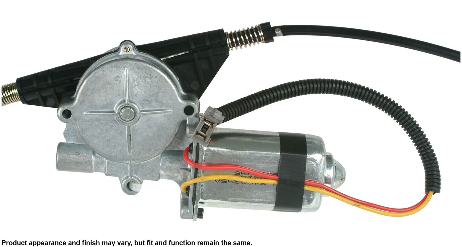 Back View of Rear Left Power Window Motor and Regulator Assembly A1 CARDONE 82-382ER