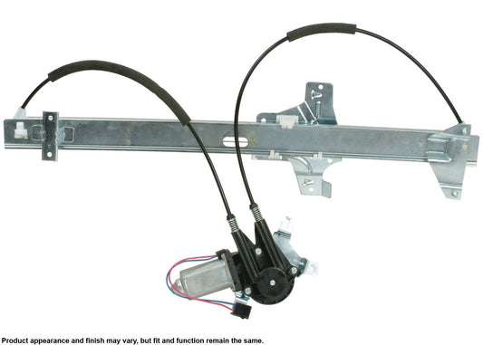 Back View of Front Left Power Window Motor and Regulator Assembly A1 CARDONE 82-396AR