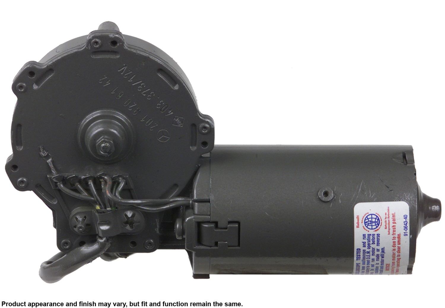 Back View of Front Windshield Wiper Motor A1 CARDONE 85-1512