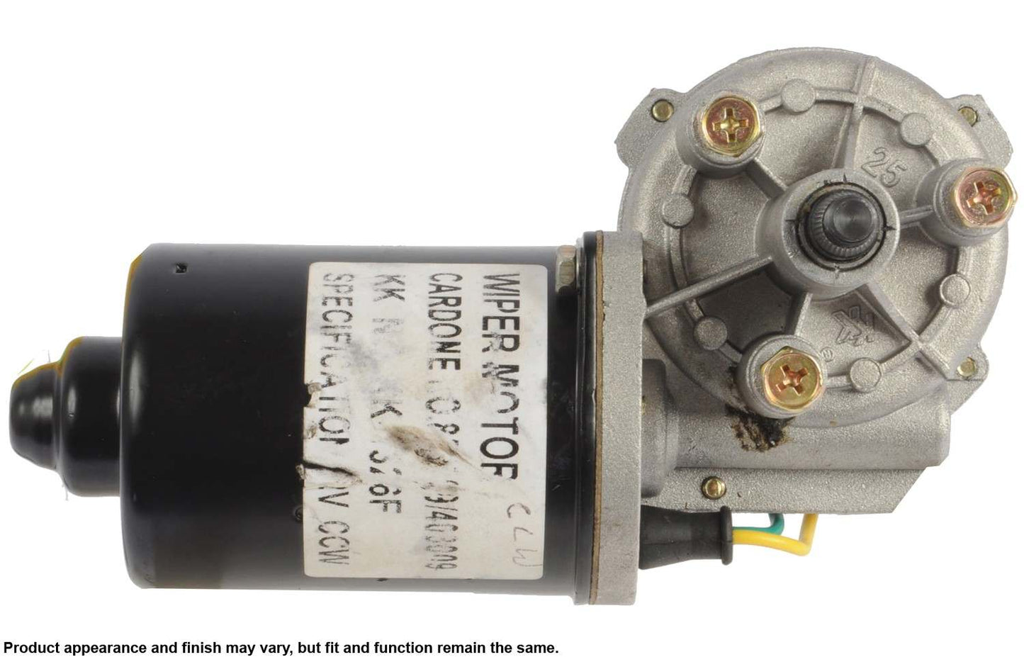 Front View of Front Windshield Wiper Motor A1 CARDONE 85-3009