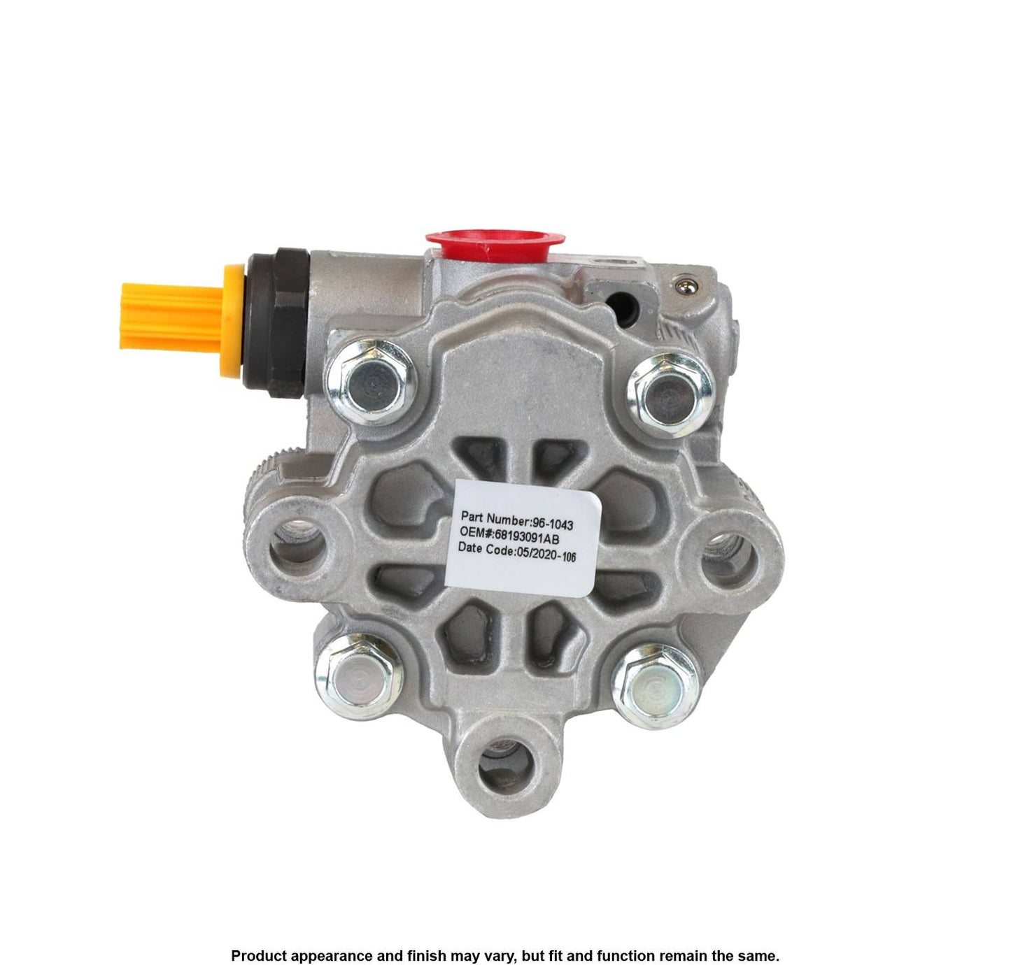 Back View of Power Steering Pump A1 CARDONE 96-1043