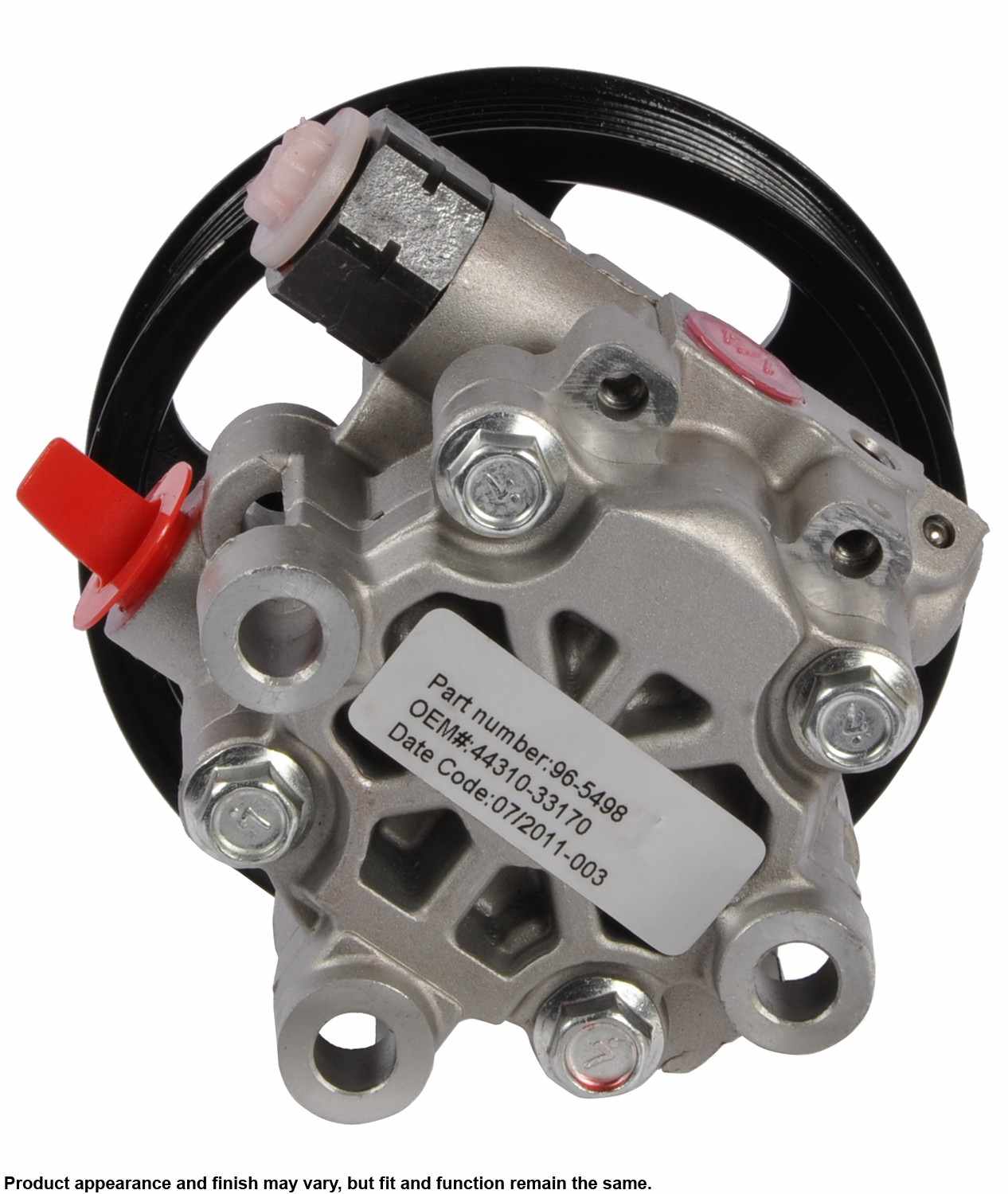 Back View of Power Steering Pump A1 CARDONE 96-5498