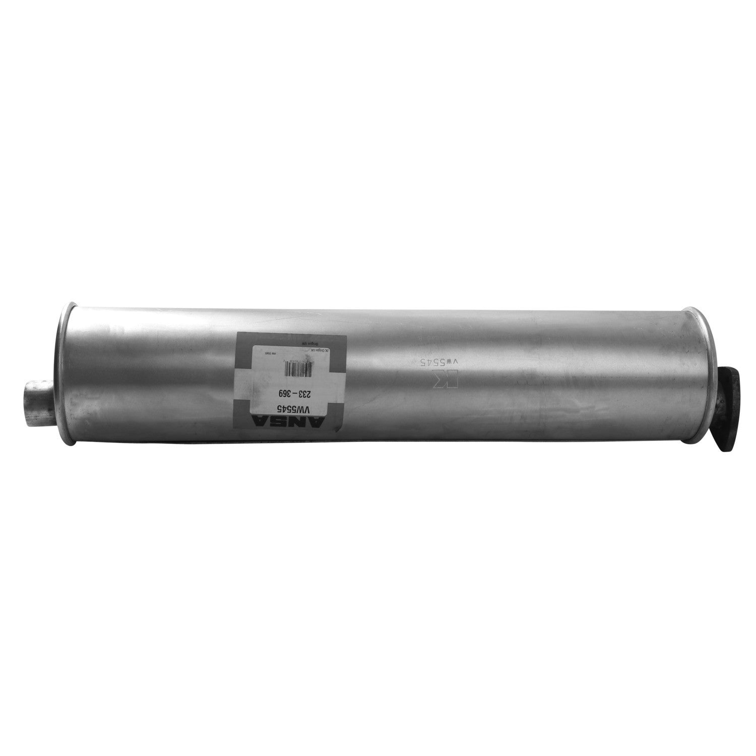 Back View of Rear Exhaust Muffler ANSA VW5545