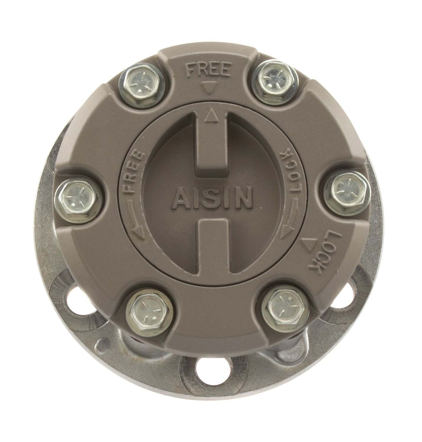 Front View of Locking Hub AISIN FHM002