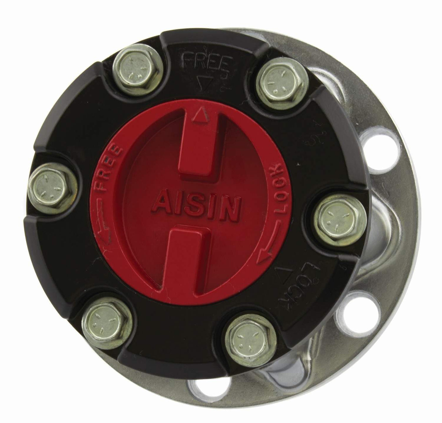 Front View of Locking Hub AISIN FHT-018