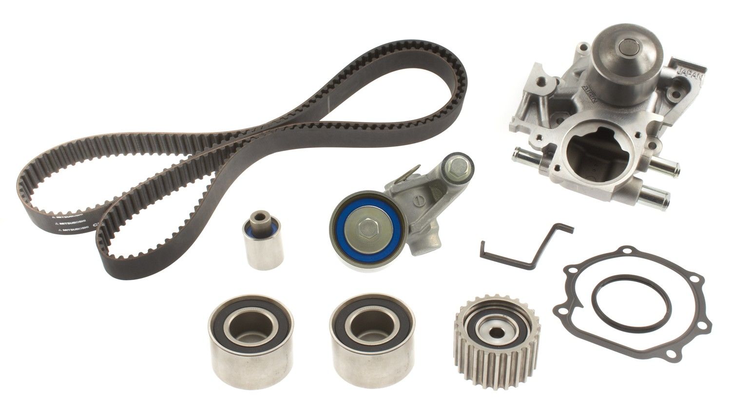 Front View of Engine Timing Belt Kit with Water Pump AISIN TKF004