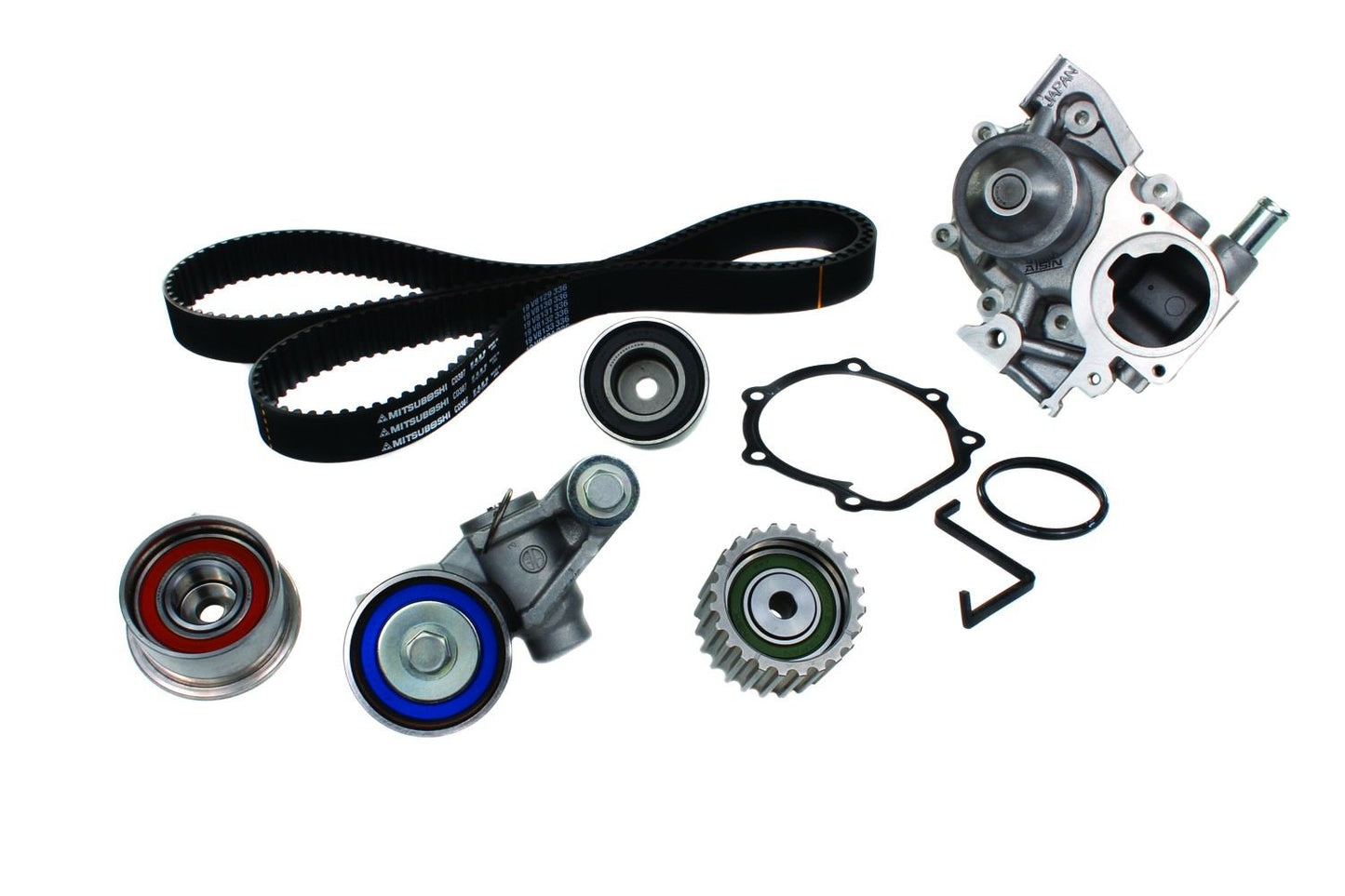 Front View of Engine Timing Belt Kit with Water Pump AISIN TKF011