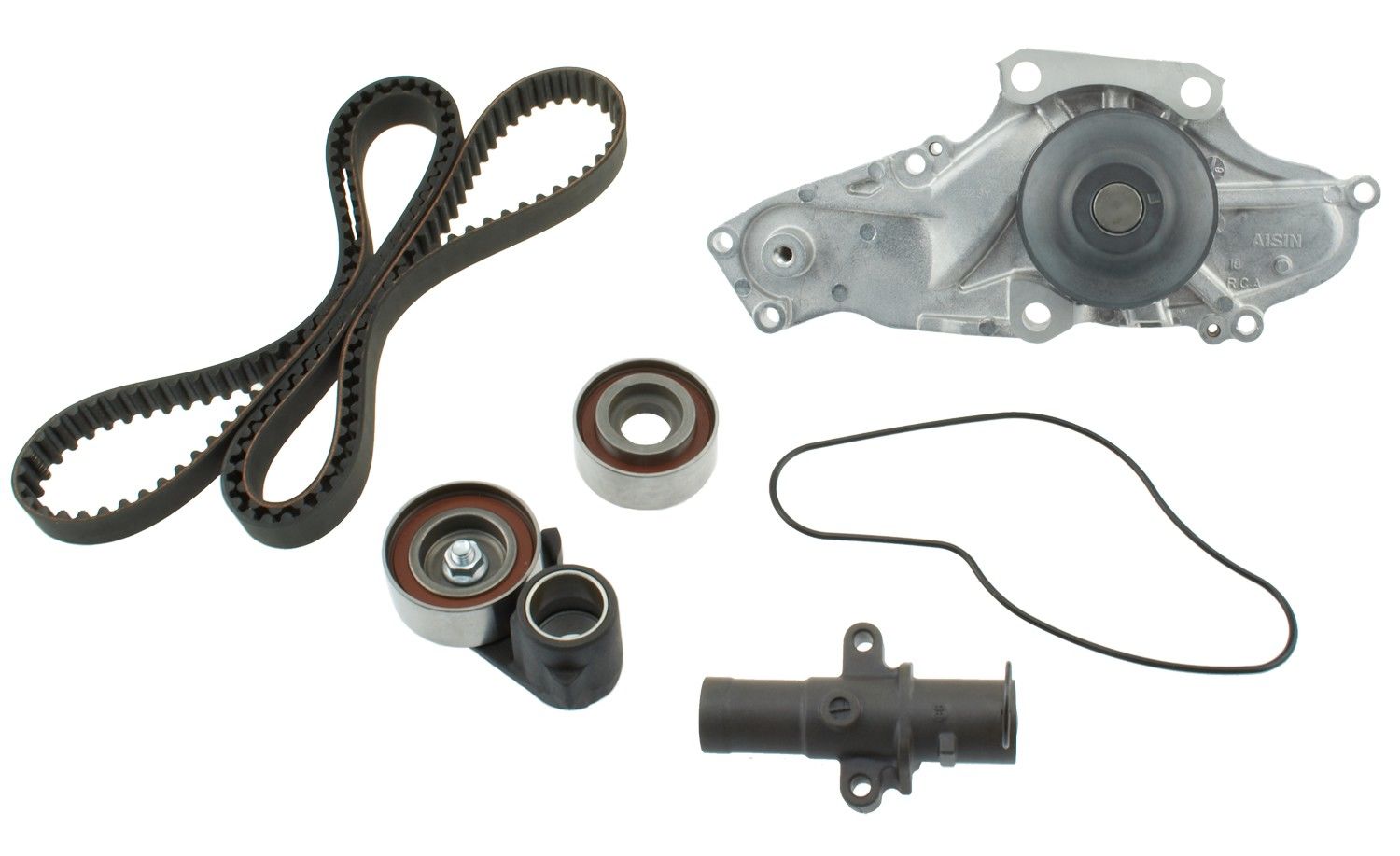 Front View of Engine Timing Belt Kit with Water Pump AISIN TKH002