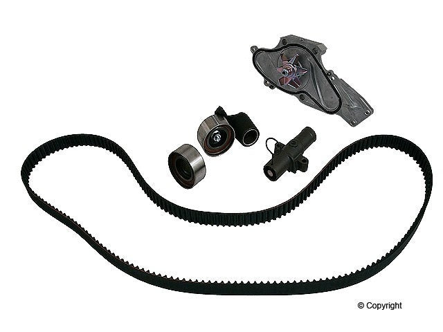 Top View of Engine Timing Belt Kit with Water Pump AISIN TKH002