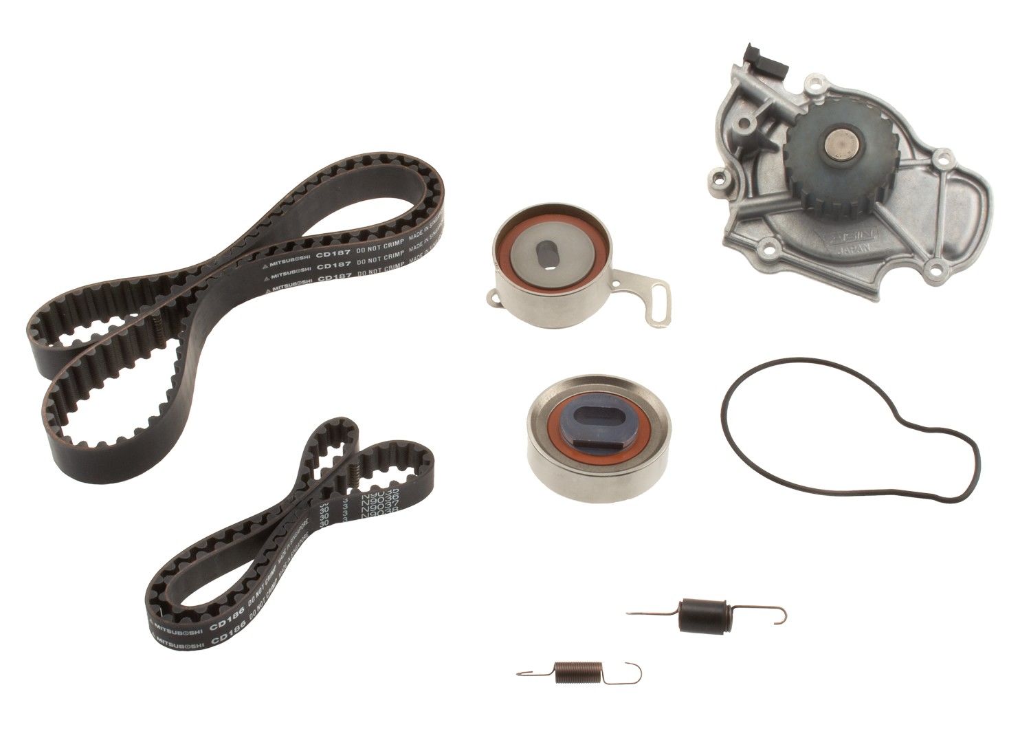 Front View of Engine Timing Belt Kit with Water Pump AISIN TKH007