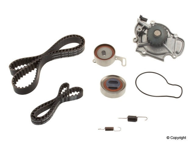 Top View of Engine Timing Belt Kit with Water Pump AISIN TKH007