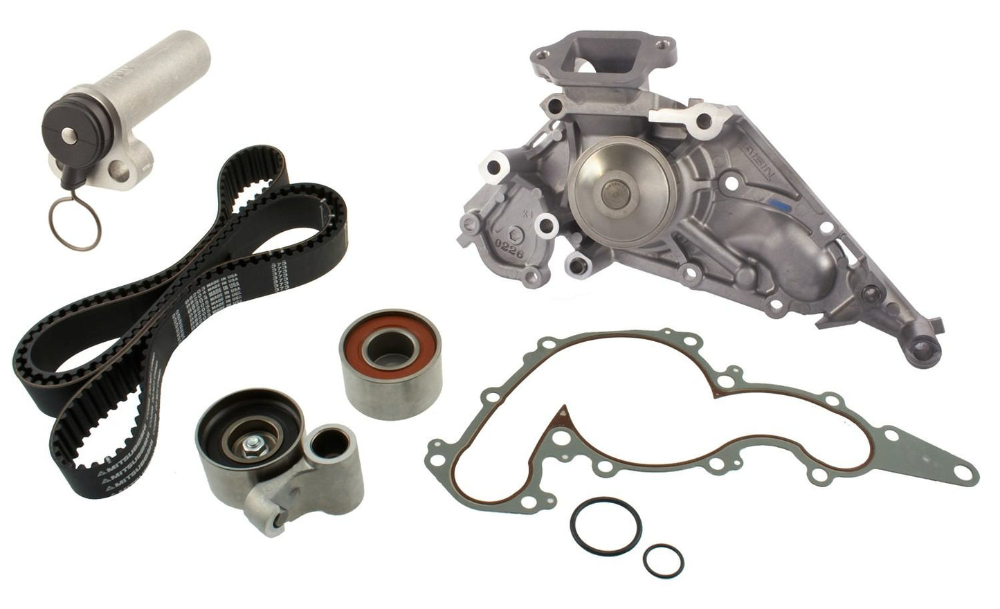 Front View of Engine Timing Belt Kit with Water Pump AISIN TKT021