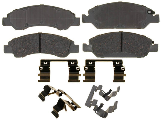 Front View of Brake Pad AC DELCO 14D1367CH