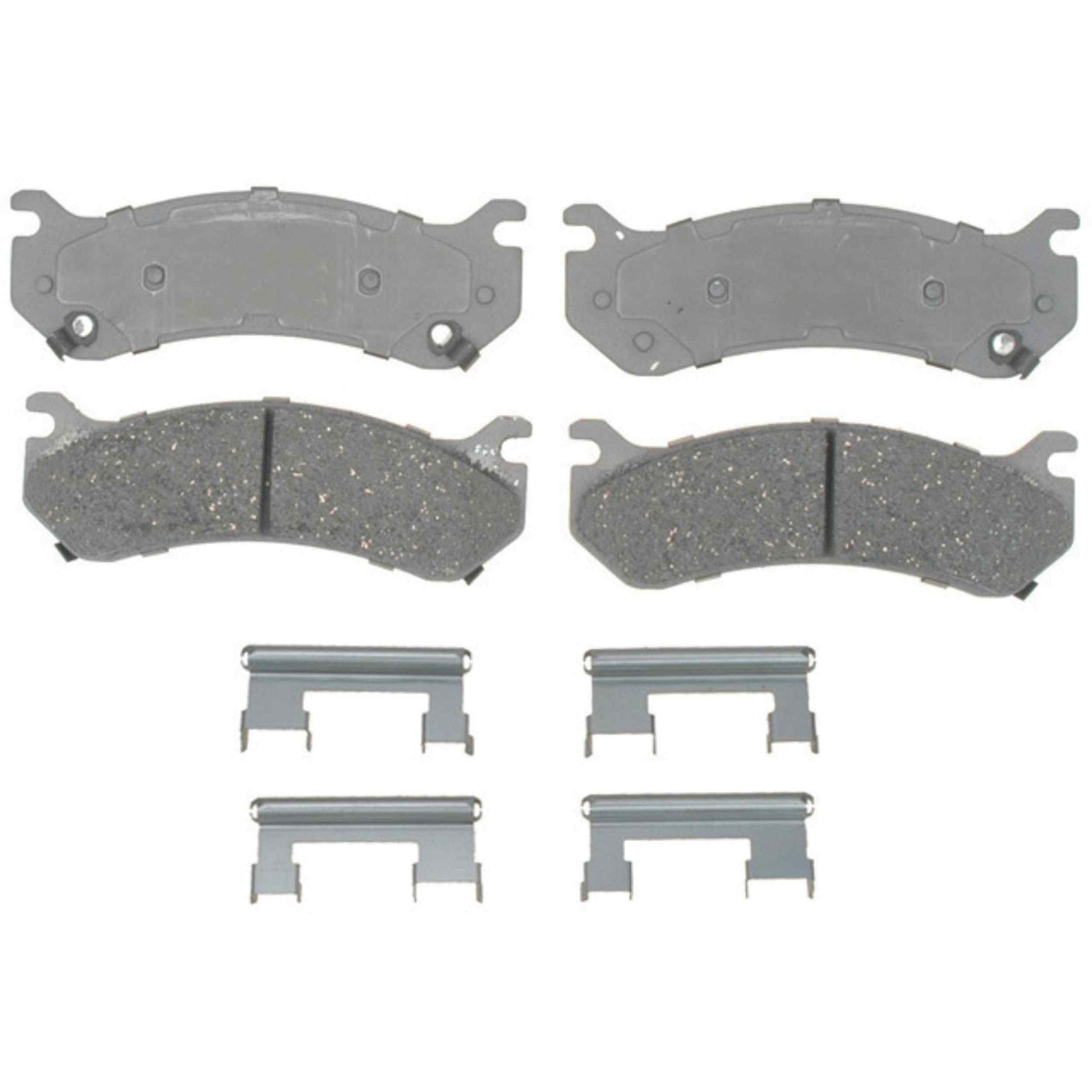 Front View of Disc Brake Pad Set AC DELCO 14D785CH