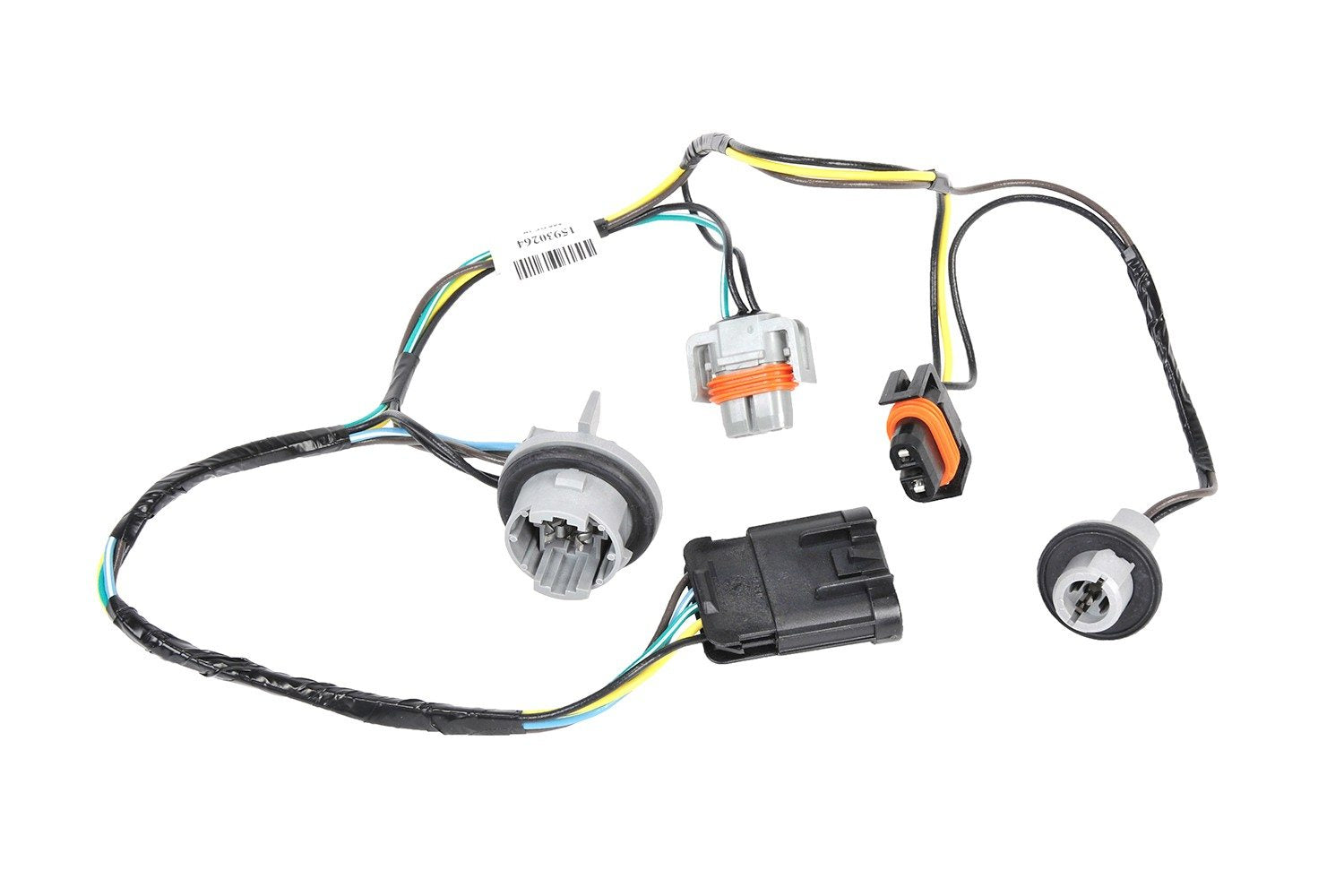 Front View of Headlight Wiring Harness AC DELCO 15930264